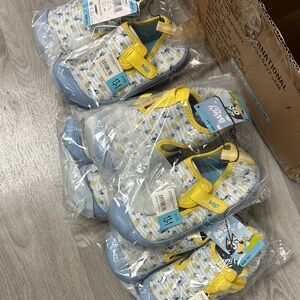 Kids' Blue and Yellow Water Shoes